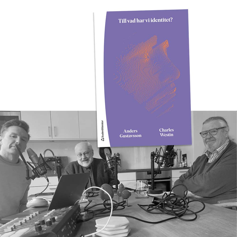 Anders Gustavsson och Charles Westin intervjuas av Fredrik Hillerborg om boken "Till vad har vi identitet?"