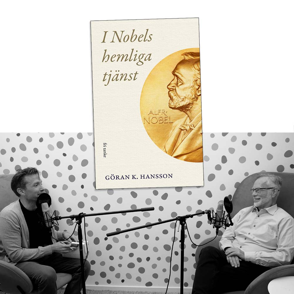 Göran K. Hansson intervjuas av Fredrik Hillerborg om boken "I Nobels hemliga tjänst" i podcasten "Lära Från Lärda"